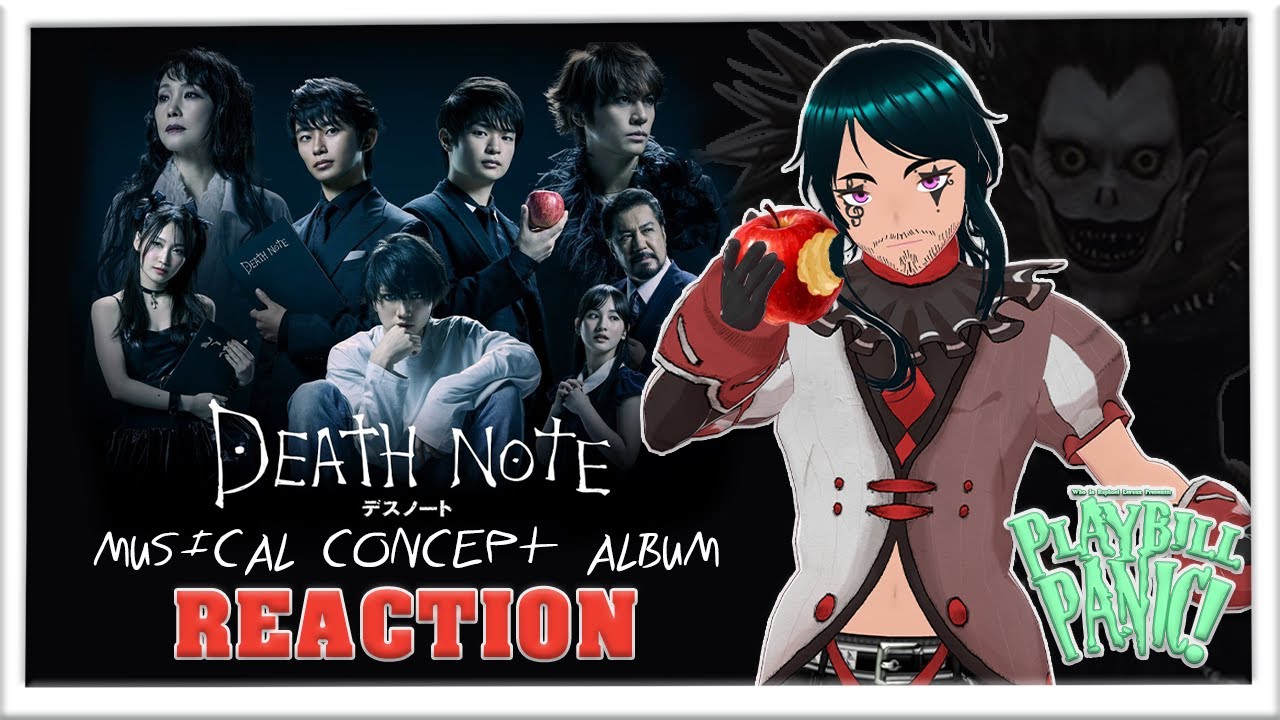 VTuber REACTS To Death Note The Musical | Playbill Panic