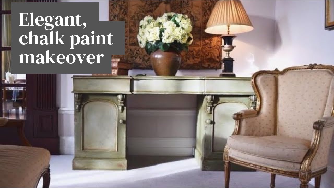 How to create age and patina using chalk, paint, Château relic.