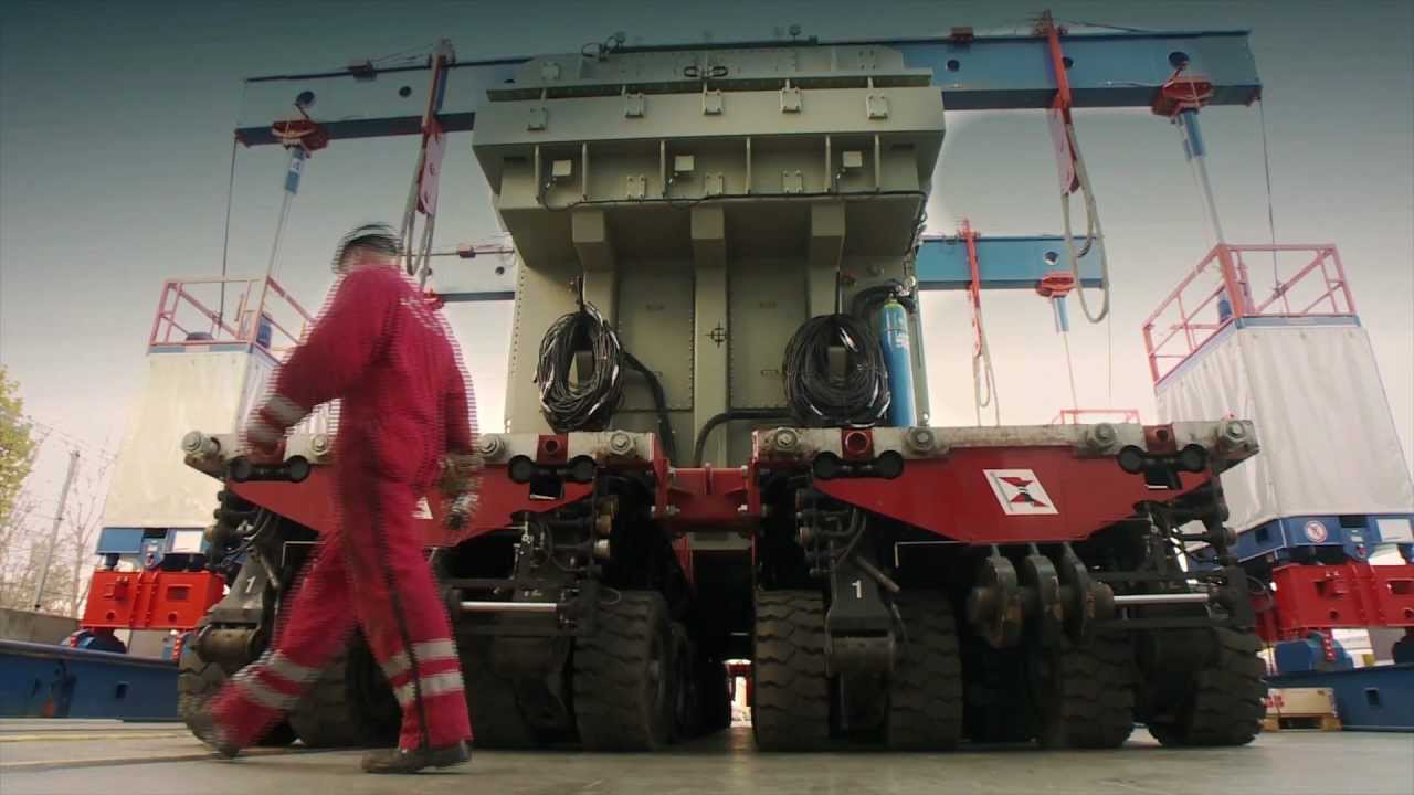 ABB Transport and positioning of transformers