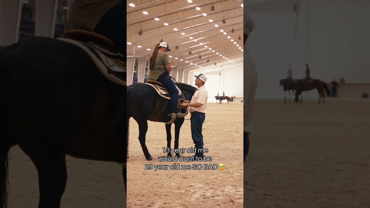 13 year old me would want to be 18 year old me SO BAD ❤️🐴#Horse #horses #aqha #foal