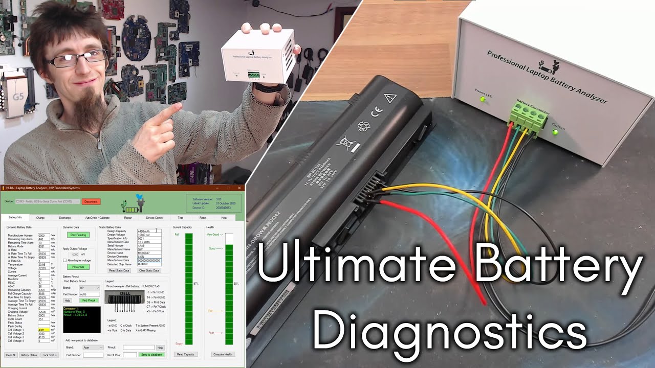 Professional Laptop Battery Analyzer - LFC#227