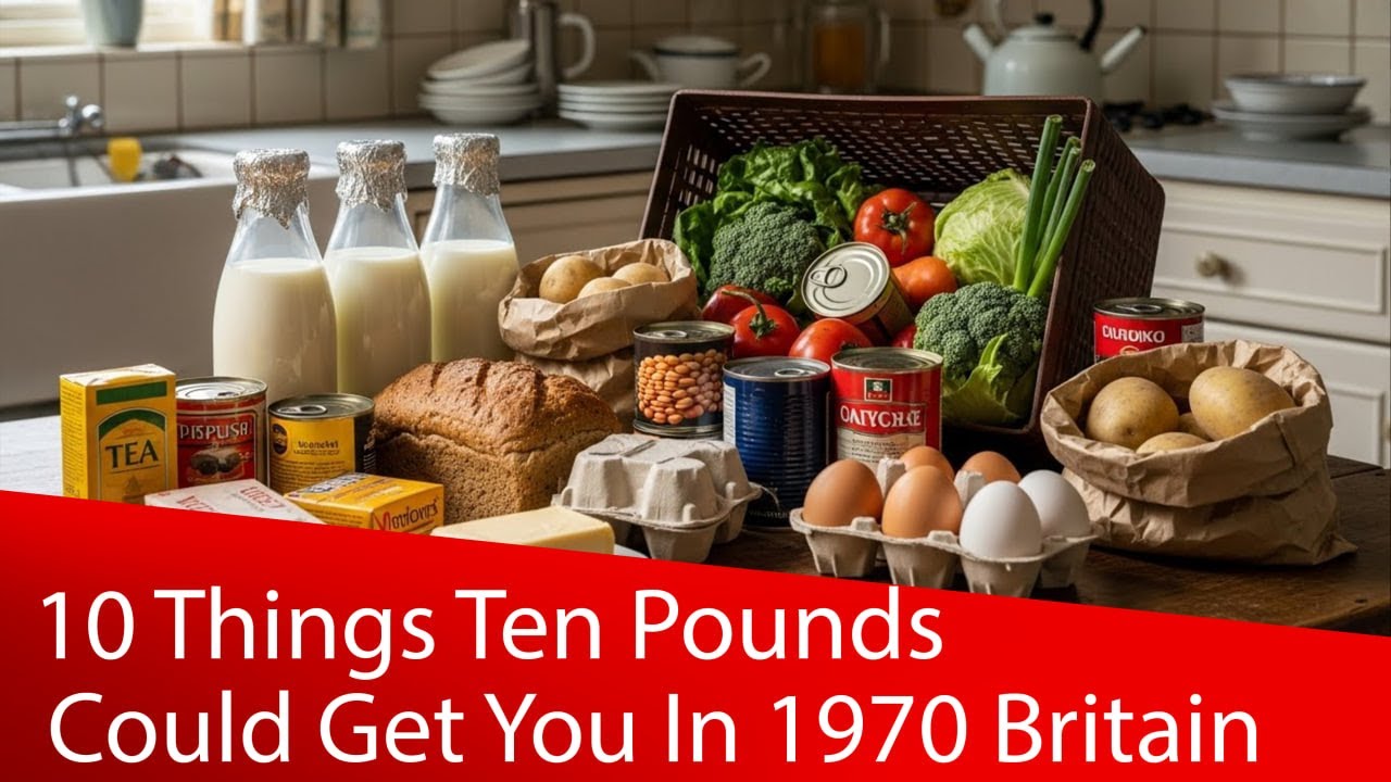 10 вещей, которые можно было купить за 10 фунтов в Великобритании 1970-х годов