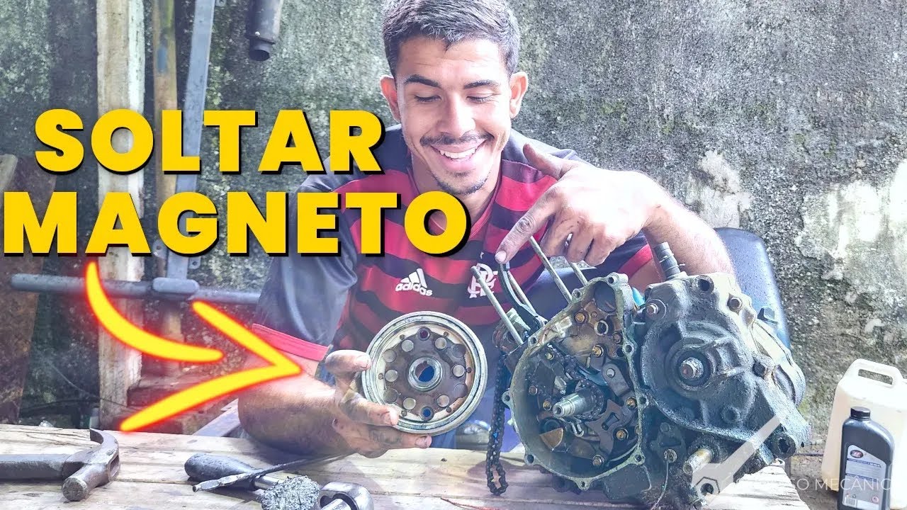 Como retirar magneto SEM chave especifica