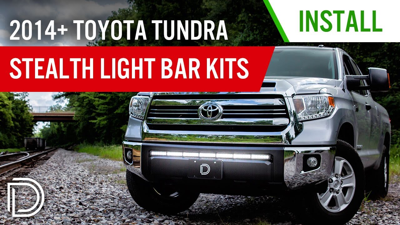 How to Install 2014+ Toyota Tundra Stealth Light Bar Kit | Diode Dynamics