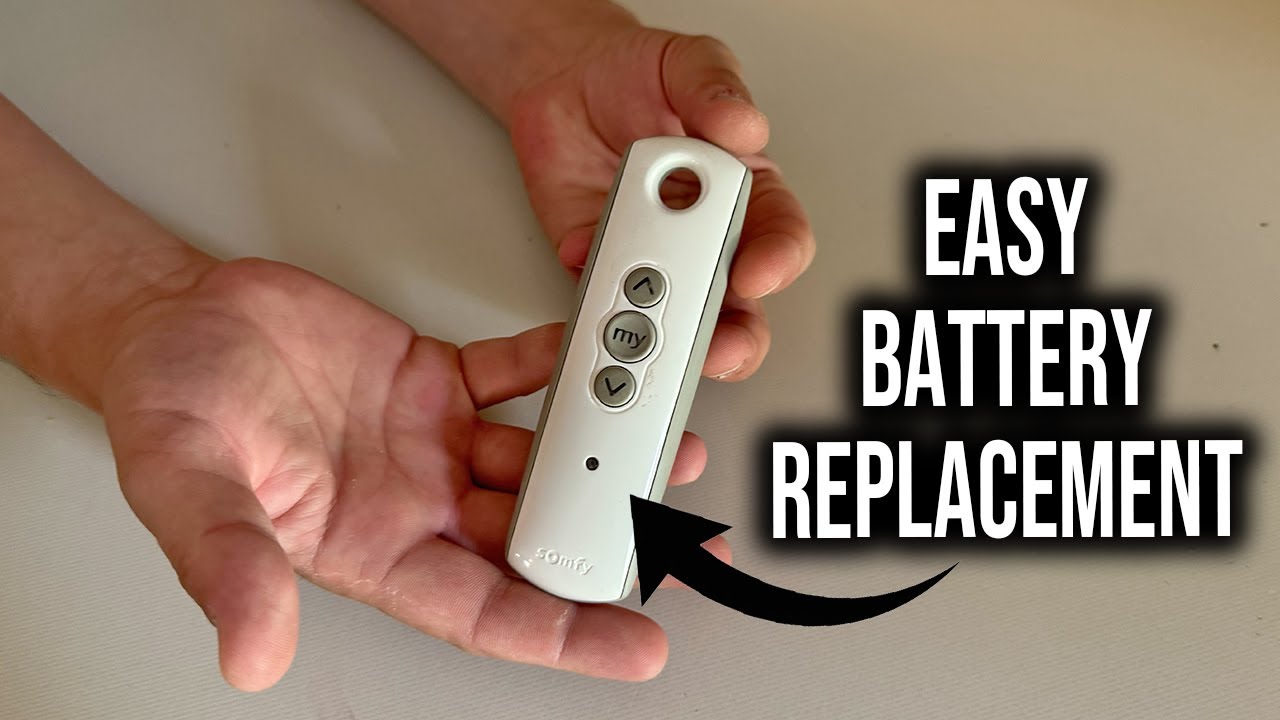 How to Replace a Somfy Remote Battery | 74300 | Retractable Awnings, Blinds, Screens | Sunsetter