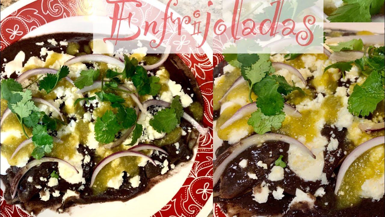 COMO HACER ENFRIJOLADAS - comida Mexicana- receta fácil 🇲🇽
