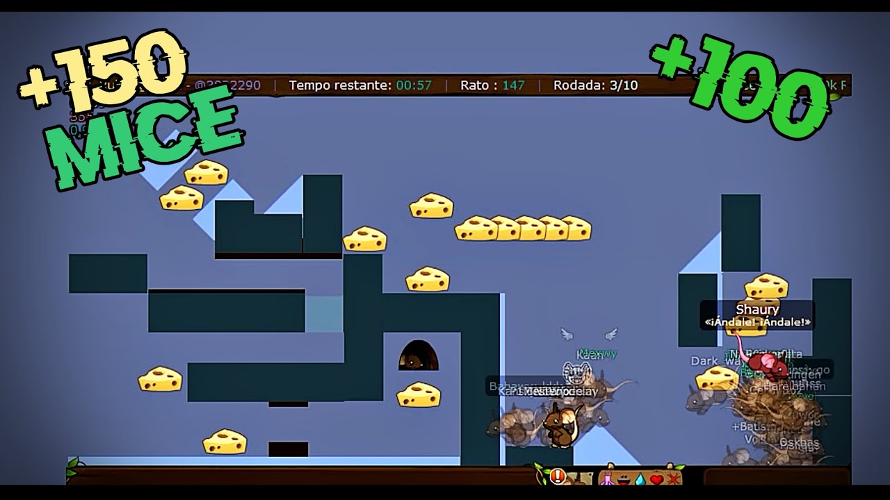 Transformice - Brkrmn (+150/100 MICE [NASA]) Racing Gameplay #67