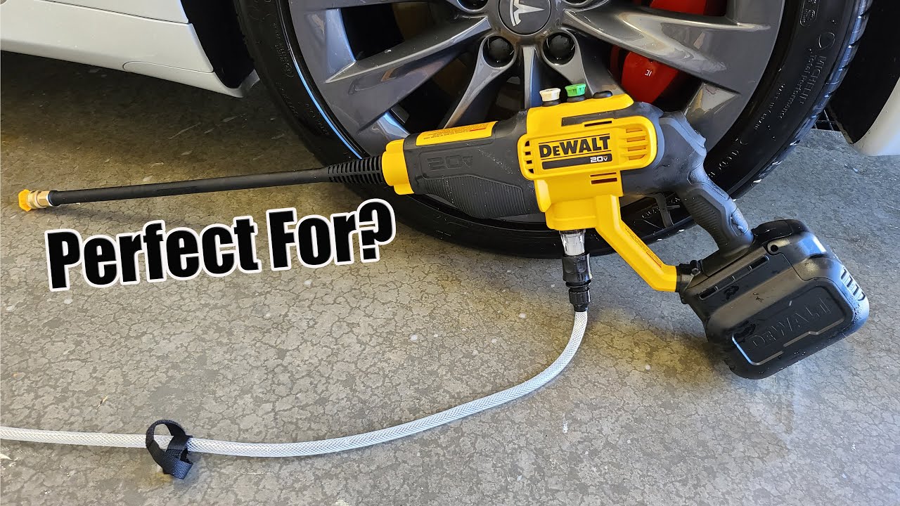 DEWALT 20-Volt 550 PSI Cordless Power Cleaner Kit Review DCPW550P1