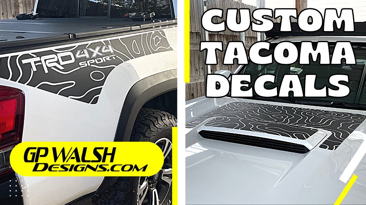 How To Install Custom TOPO Decals on Your Tacoma