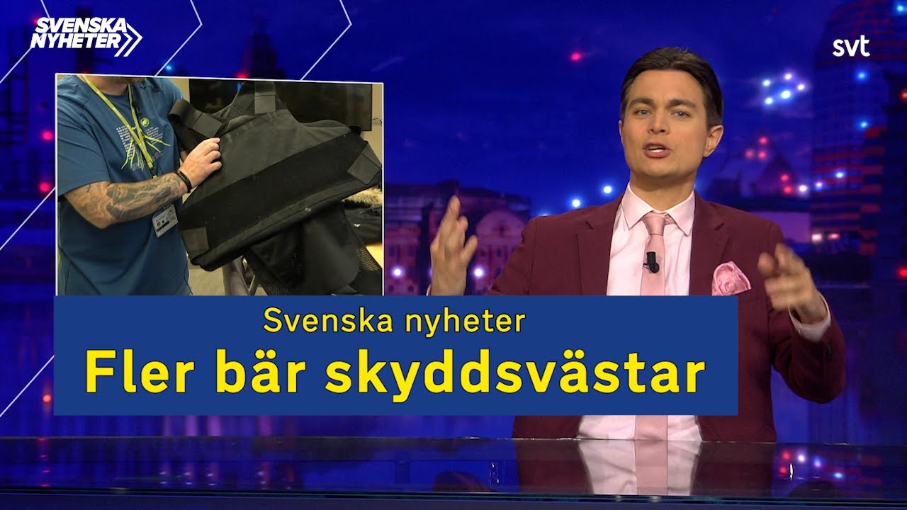 Skyddsväst har blivit mode utanför gangsterkretsar