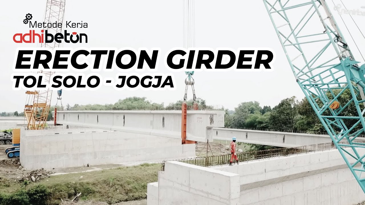 Metode Kerja Adhi Beton: ERECTION GIRDER TOL JOGJA SOLO