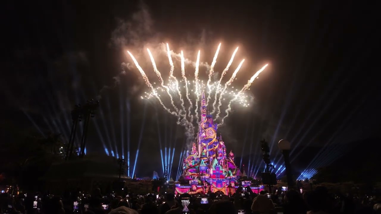 Disneyland 20th Anniversary Fireworks "Disney Dream Light and Shadow Journey: Starry Night Party"