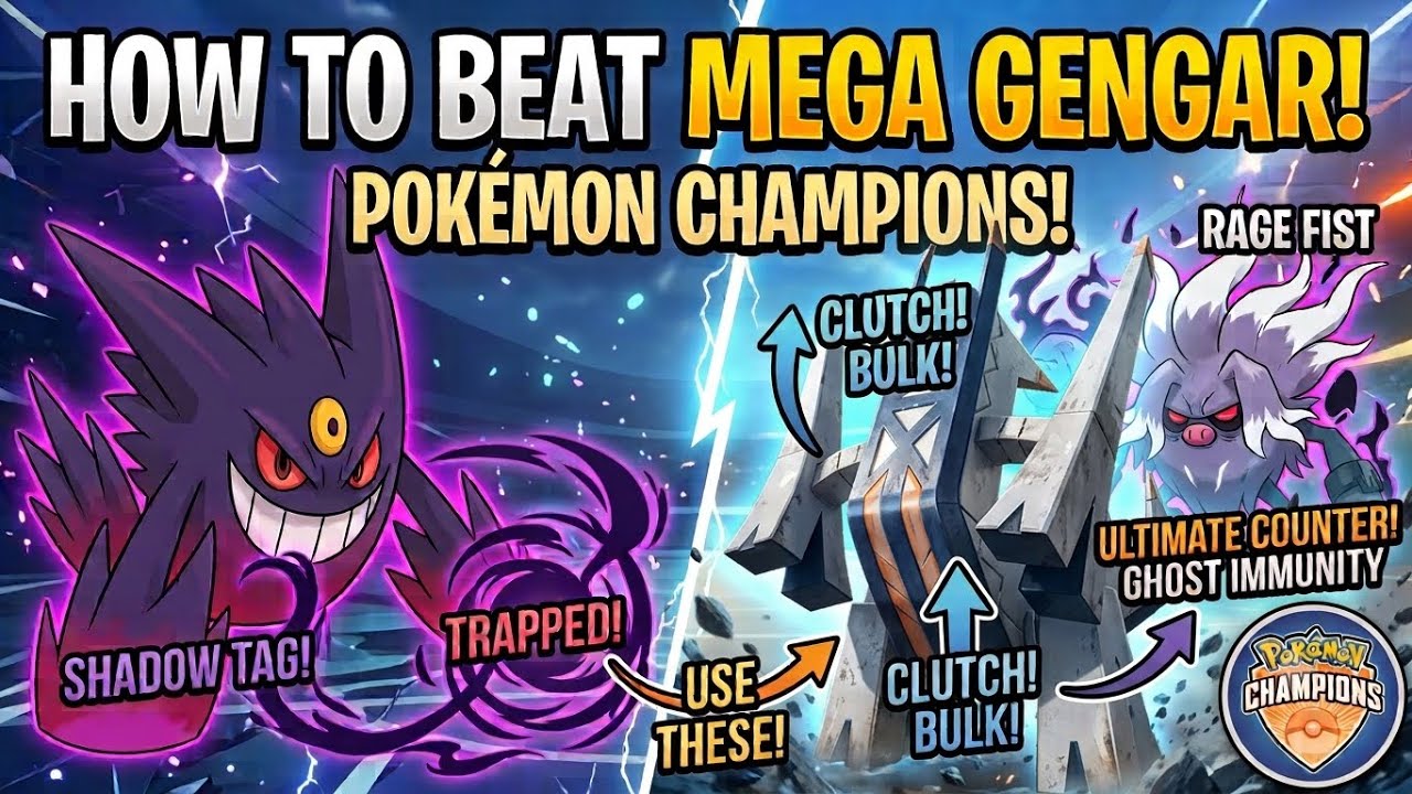 КАК ПОБЕДИТЬ МЕГА ГЕНГАРА! Pokemon Champions одиночный рейтинговый бой