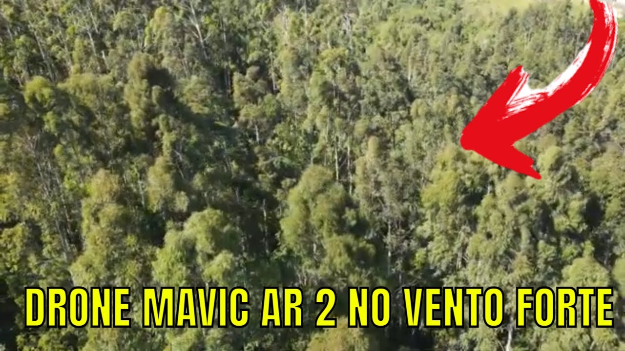 DRONE MAVIC AR 2 NO VENTO FORTE
