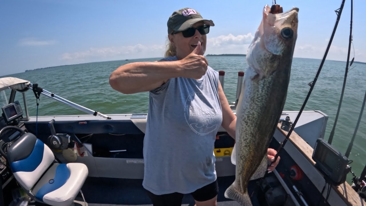 Walleye Hotspot:  Fishing Saginaw Bay our way.