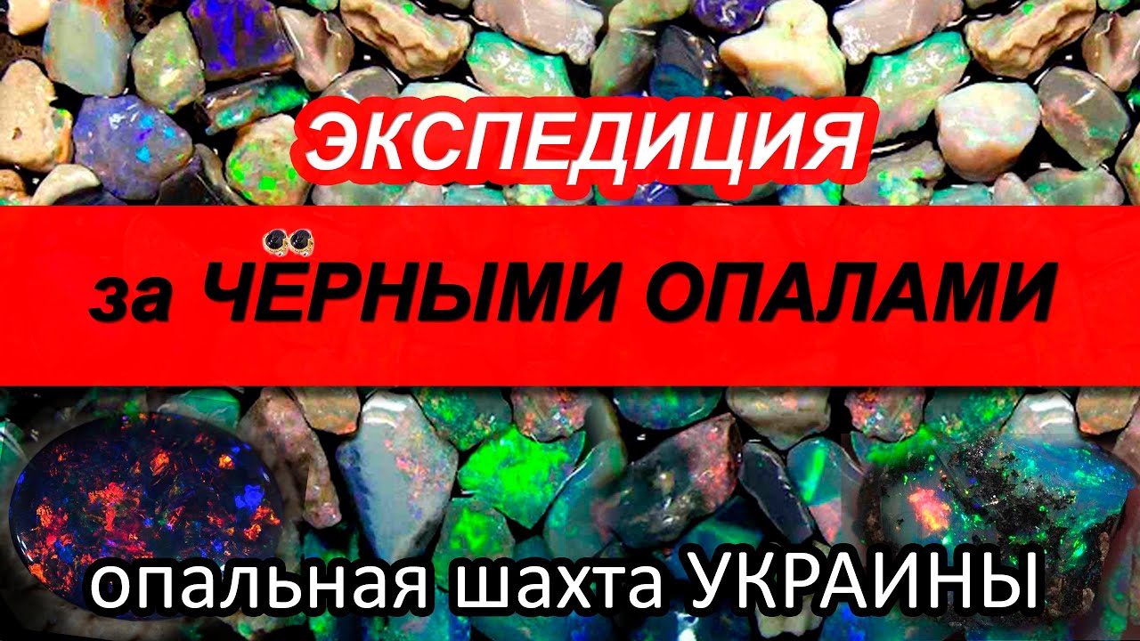 Черные опалы Украины\Лесные находки\Найти опалы самому\Сокровища Земли\шахта\