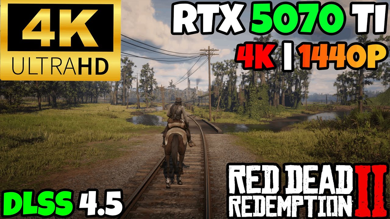 RTX 5070 TI | RED DEAD REDEMPTION 2 | 4K | 1440P | DLSS 4.5 LOOKS INSANE...