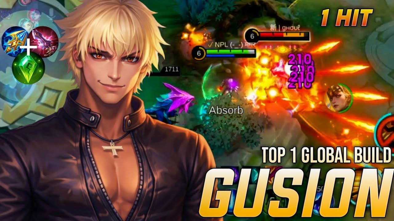 ONE SHOT BUILD INSTANT BURST TOP 1 GLOBAL GUSION 