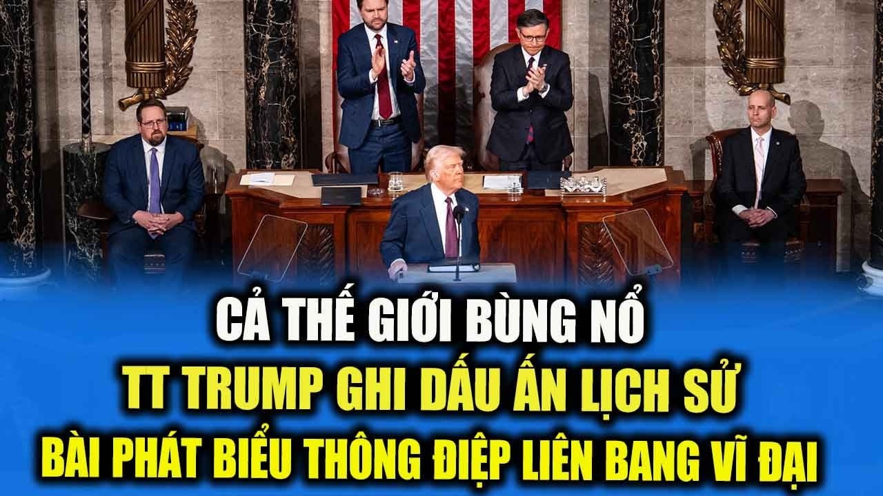 TT TRUMP KHIẾN CẢ THẾ GIỚI BÙNG NỔ VỚI BÀI PHÁT BIỂU THÔNG ĐIỆP LIÊN BANG SẮC LẠNH | Tammy USA