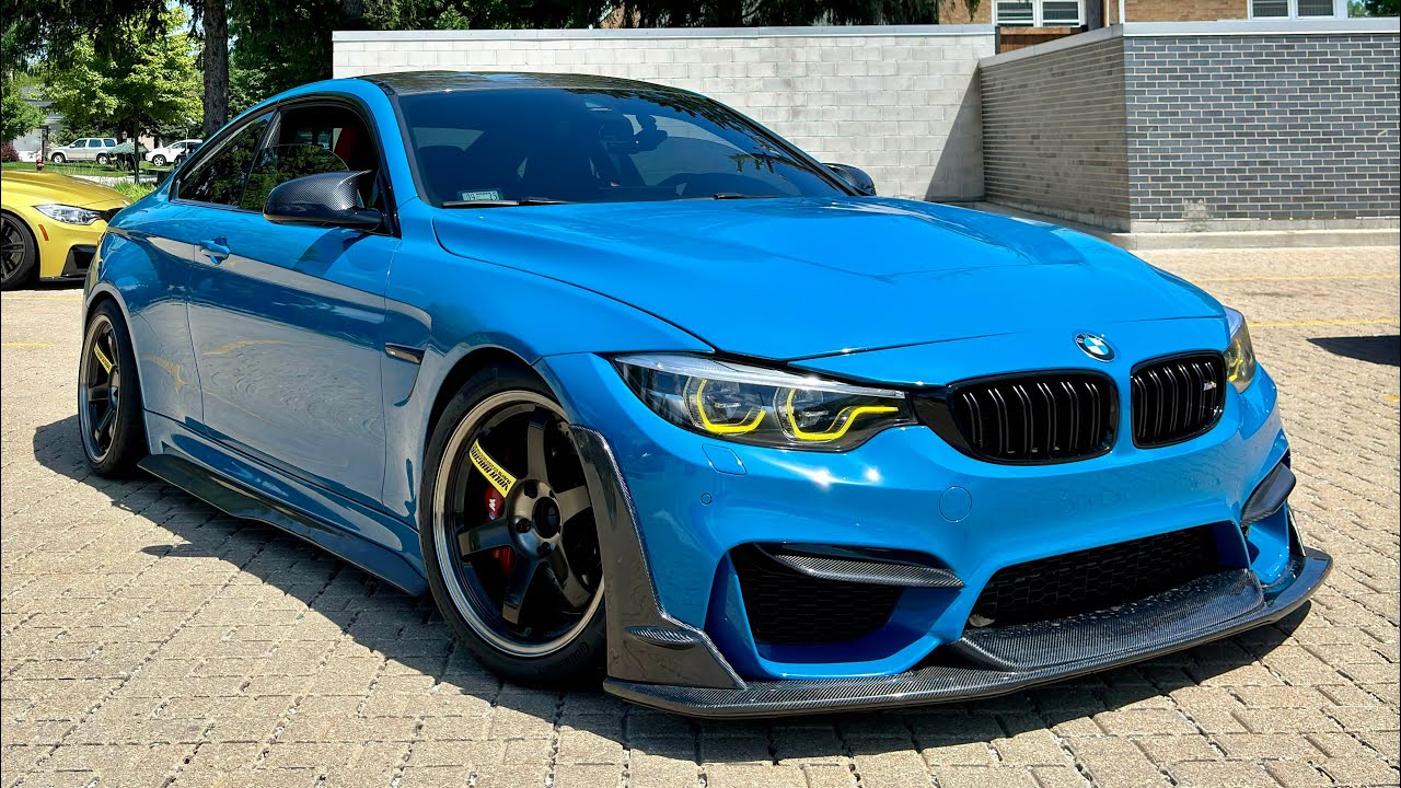 INSANE F82 BMW M4 in INOZETEK LAGUNA BLUE! 💦🥵