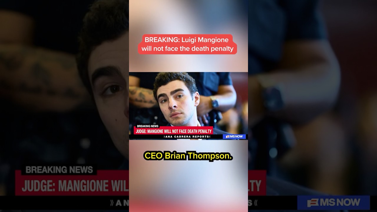 BREAKING: Luigi Mangione will not face the death penalty