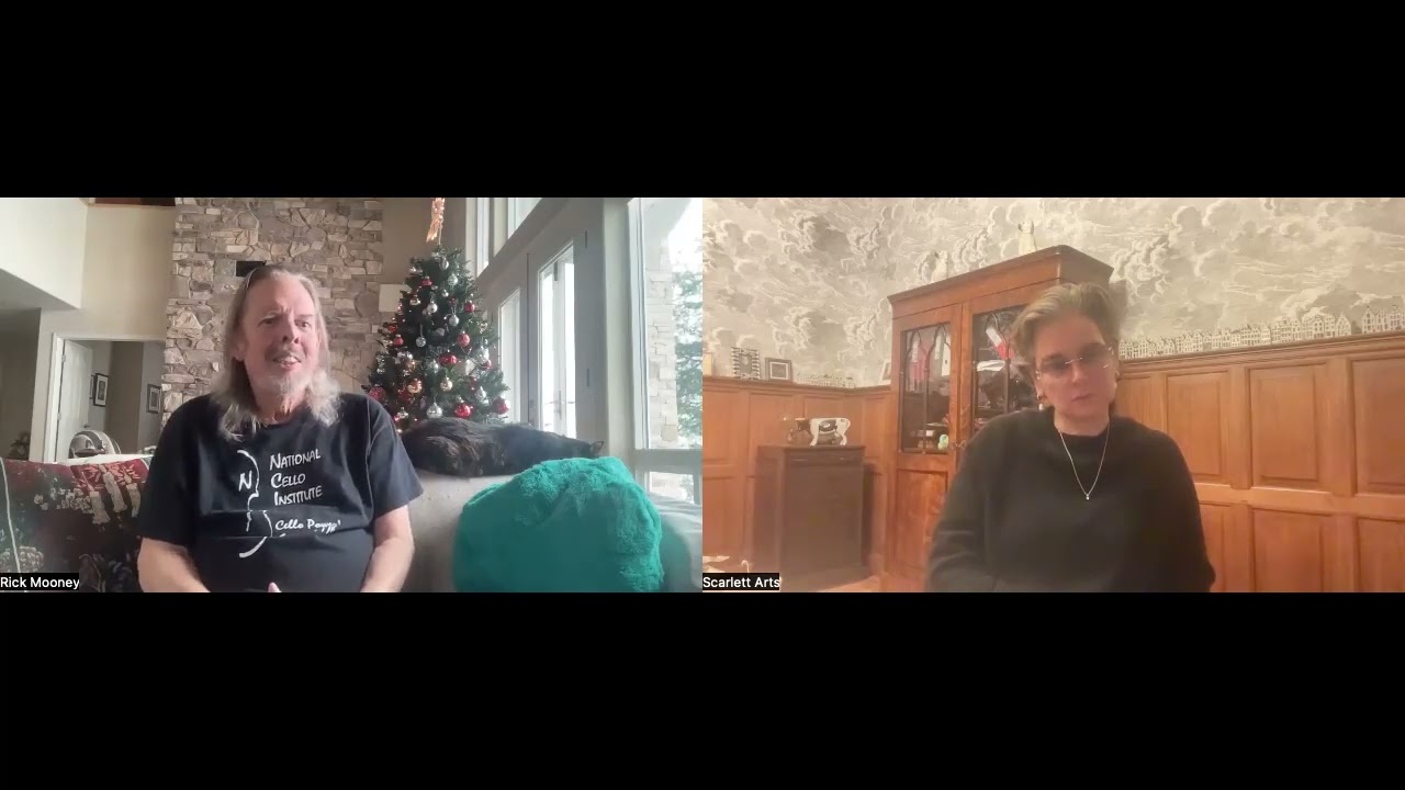 Cello book author Rick Mooney talks about his life, ideas and books.