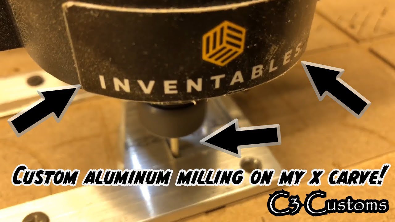 Custom aluminum milling on my x carve!