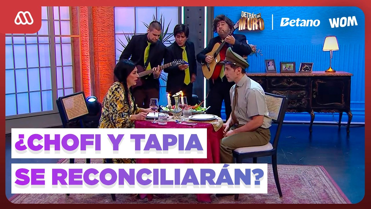 😂 DETR&Aacute;S DEL MURO ❤️ | &iexcl;Chofi SORPRENDE a Tapia con una CENA ROM&Aacute;NTICA!