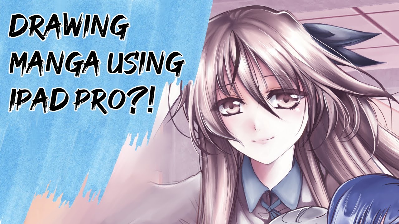 Drawing Manga using Ipad Pro - (FIRST Clip Studio try!)