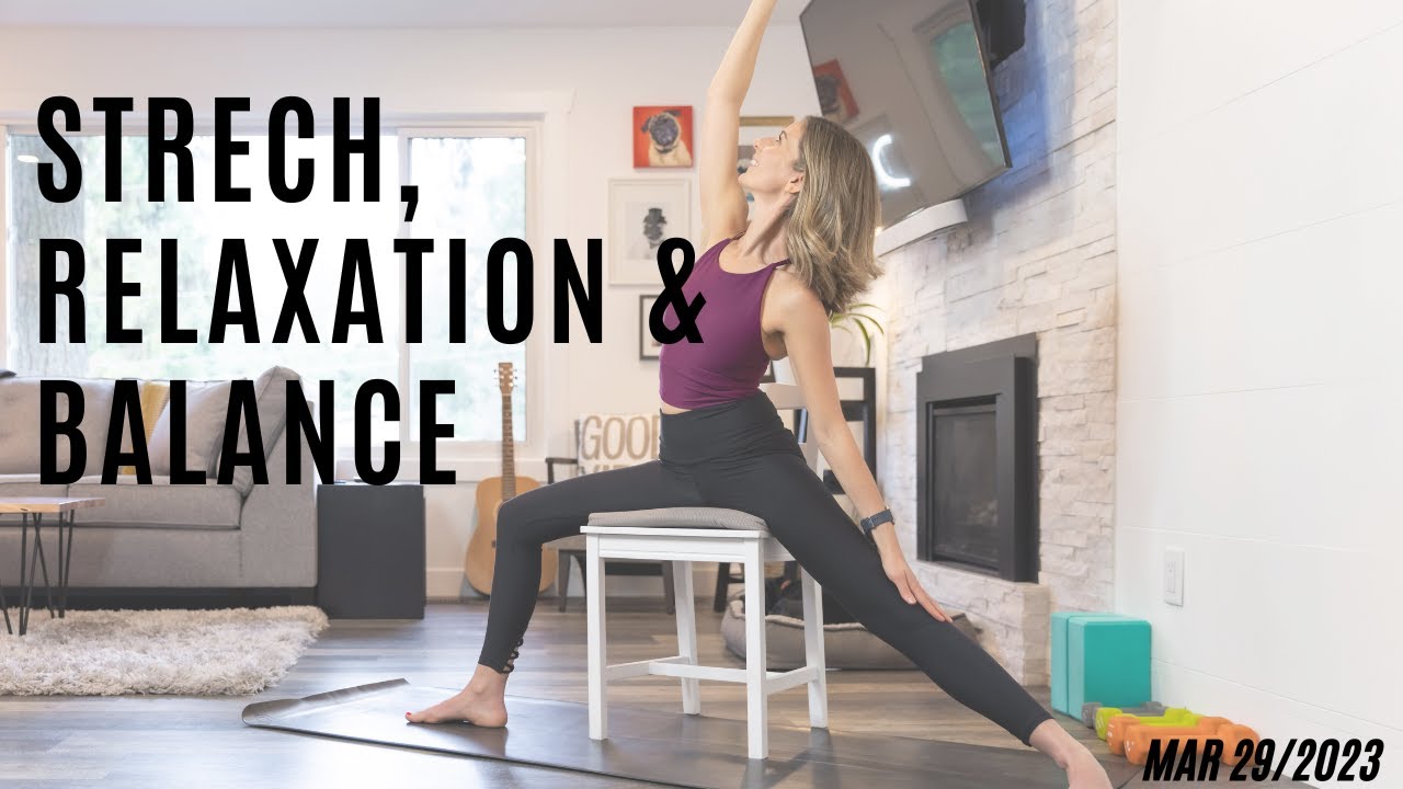 YOGA WITH THE CHAIR FOR STRETCH, FLEXIBILITY & BALANCE