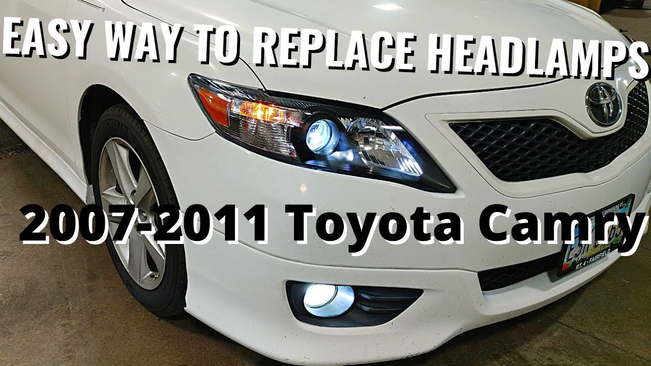 Toyota Camry 2007-2011 годов: простой способ замены корпуса фары. Придайте своему автомобилю обно...