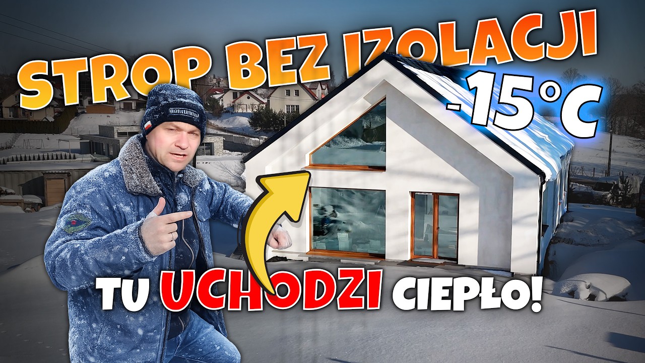 ❄️ -15°C, GAZ I NIEOCIEPLONY STROP… ILE PIENIĘDZY UCIEKŁO? 💸