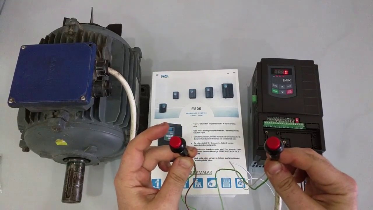 EURA DRIVES E800 - KULLANIM ÖRNEKLERİ #02