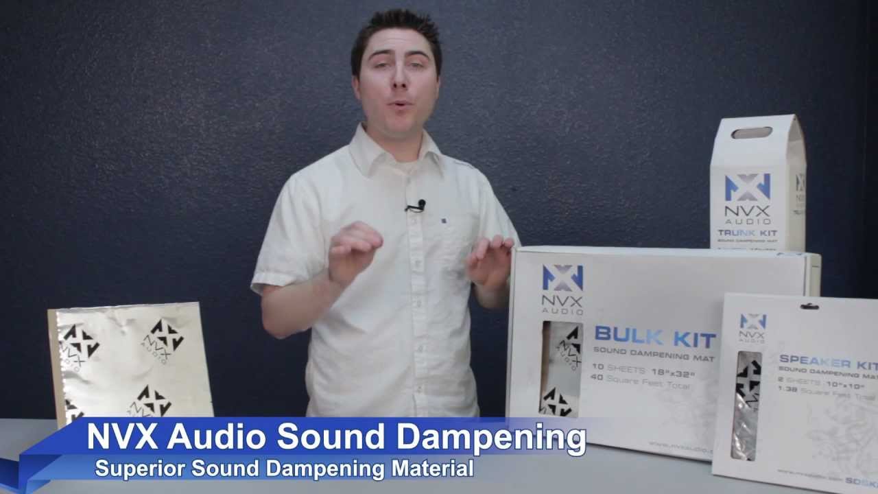 Звукопоглощающие материалы NVX Audio | Тестирование и демонстрация установки