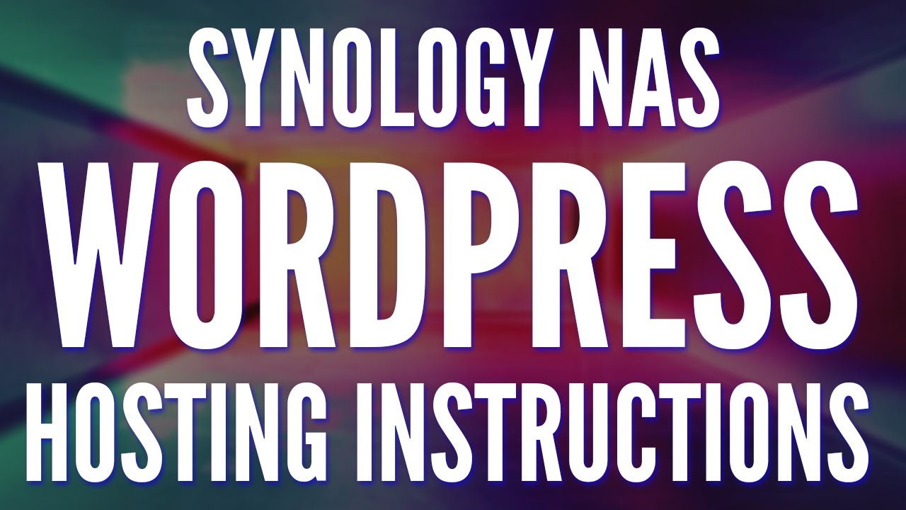 Как разместить сайт WordPress на NAS-устройстве Synology!