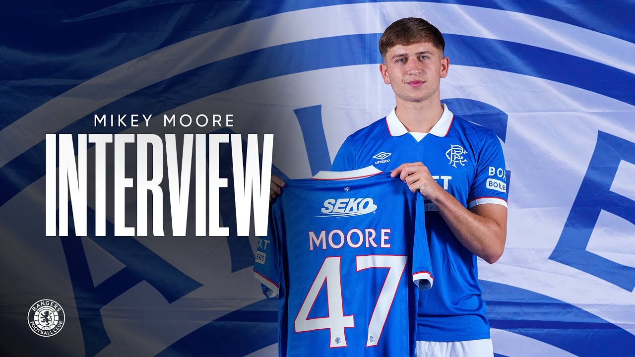 Mikey Moore's first RangersTV Interview