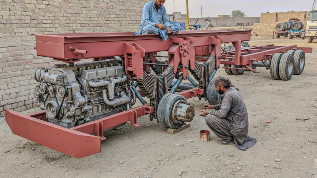 Pakistani Mechanic Making Handmade Unbelievable Hino Truck