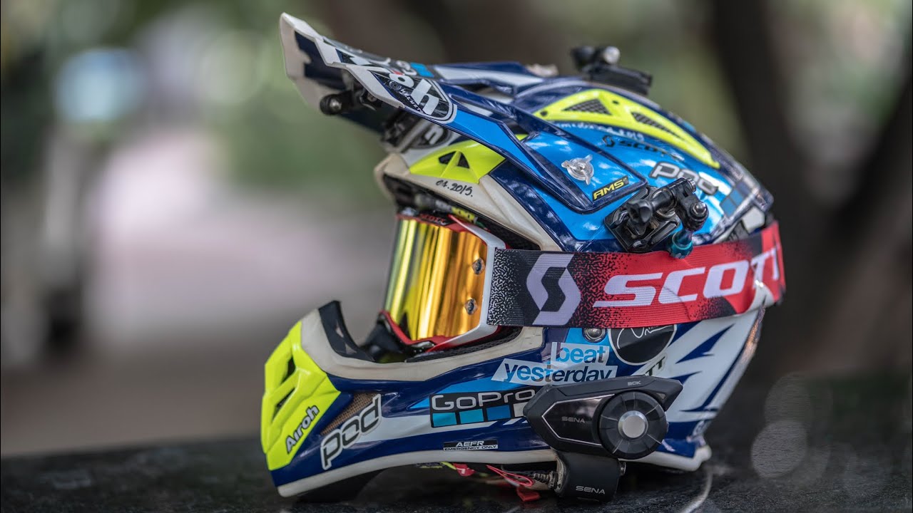 How to Install Sena 30K on Airoh Avaitor 2.3 Motocross helmet / DIY