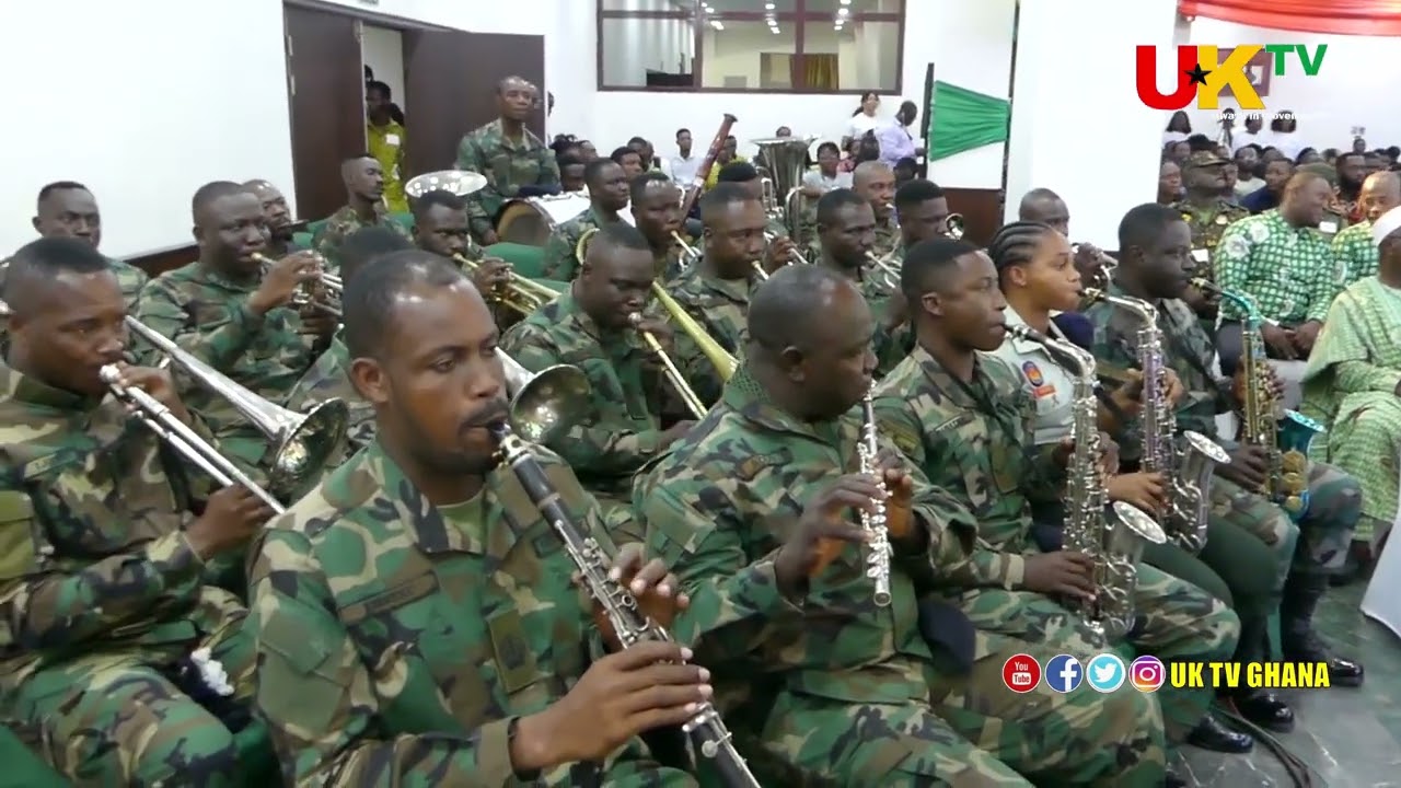 Great Performance by Ghana Armed Forces Central Band at Official Launch of Nat'l Service Authority