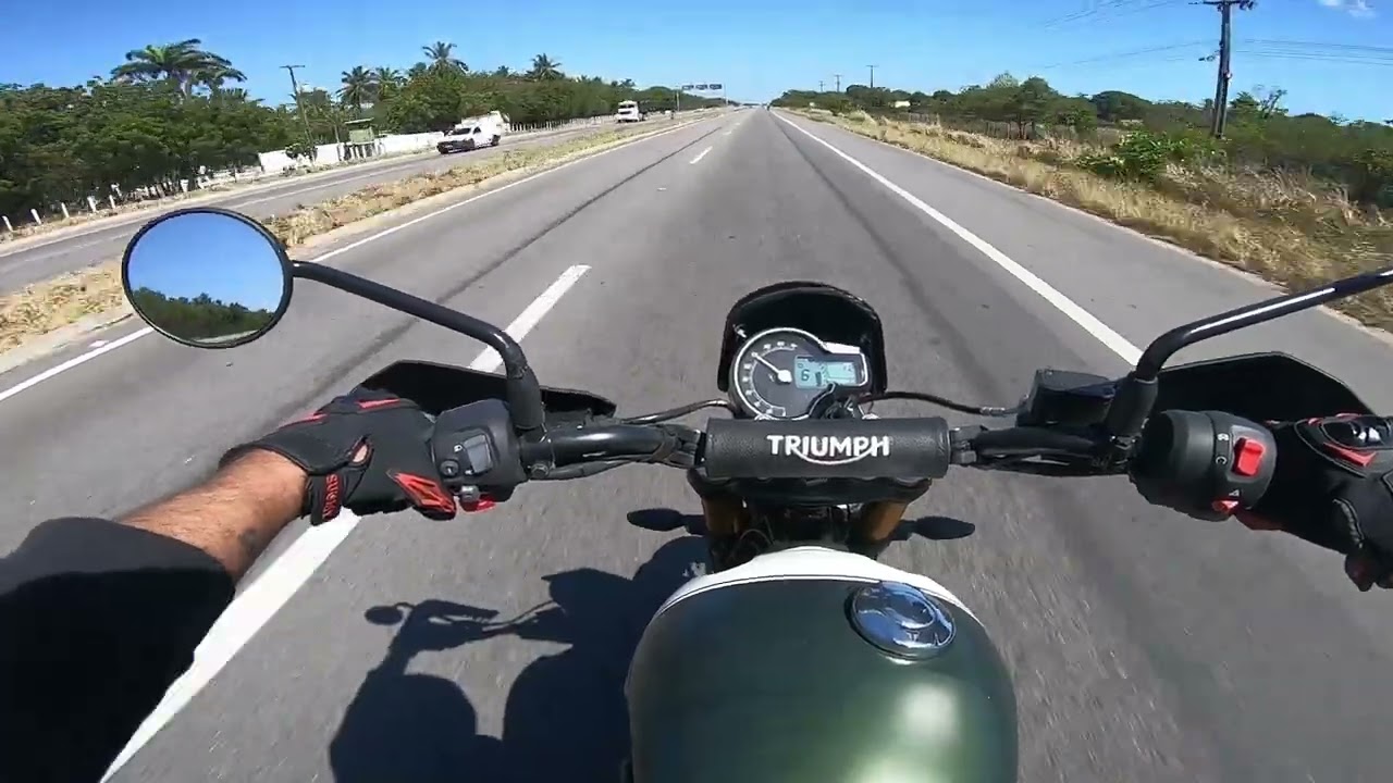 Scrambler 400X - Passeio de volta na CE-040