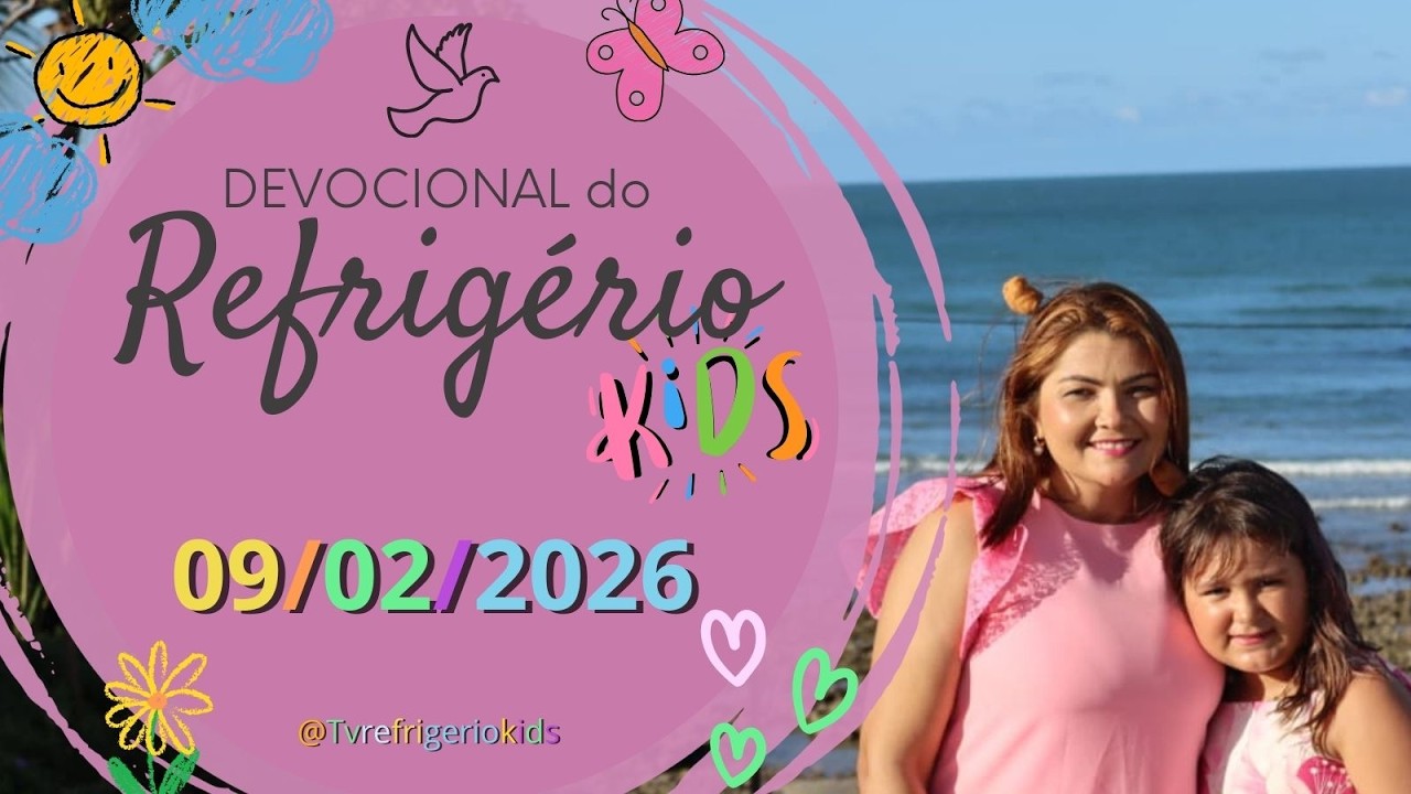 Devocional do Refrigério Kids 09/02/26 - Eu Escolho a Paz, Não a Briga! - TV Refrigério Kids