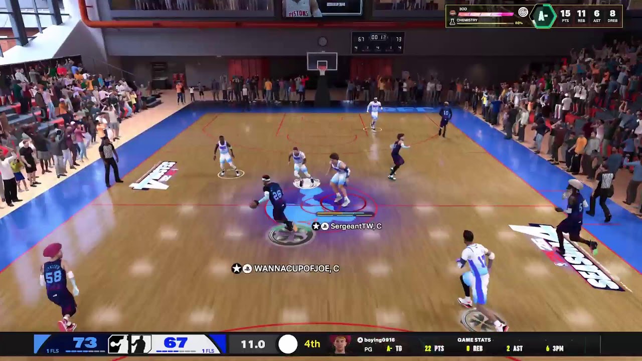NBA2K26 　新角REC gogo　My new built  6'9 center
