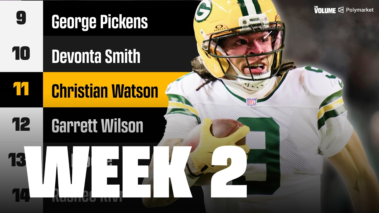Fantasy Football Week 2 Rankings & Tiers | WR Studs, Busts & Sleepers (2026)