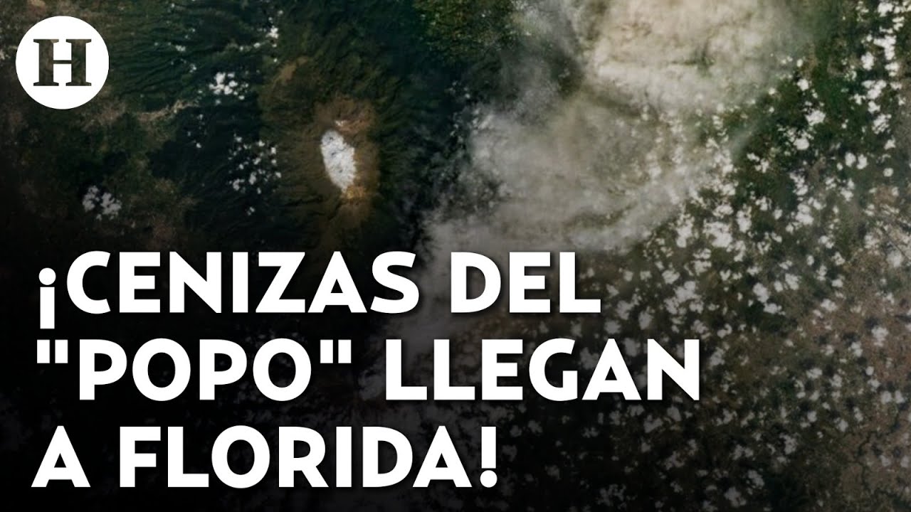 NASA capta actividad intensa del Volcán Popocatépetl a través de un satélite