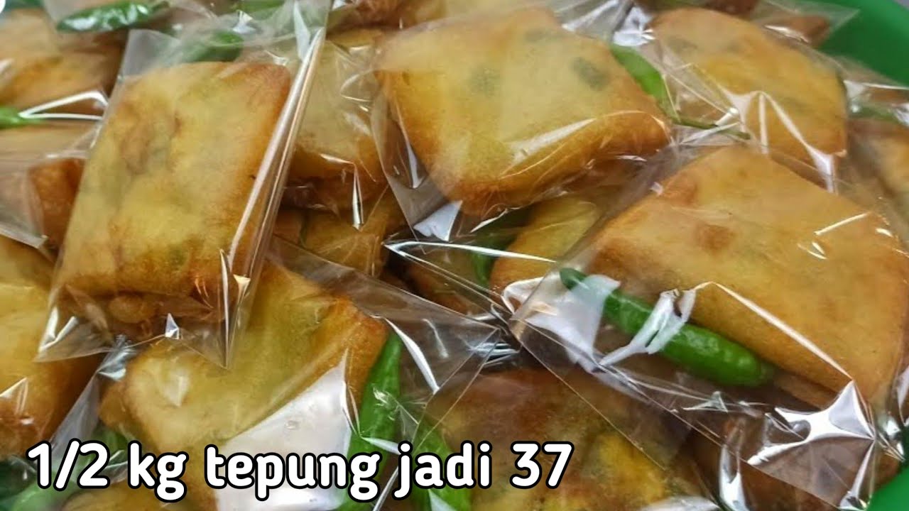 bisa goreng langsung bisa di freezer ‼️resep martabak telur (mini) takaran 1/2 kg tepung