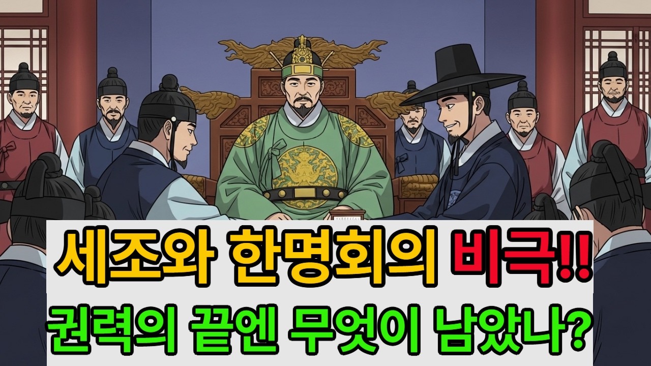 [필수시청]조카를 죽인 왕 세조와 한명회의 충격적인 결말 — 권력이 전부가 아니었다 [실록 완전분석]