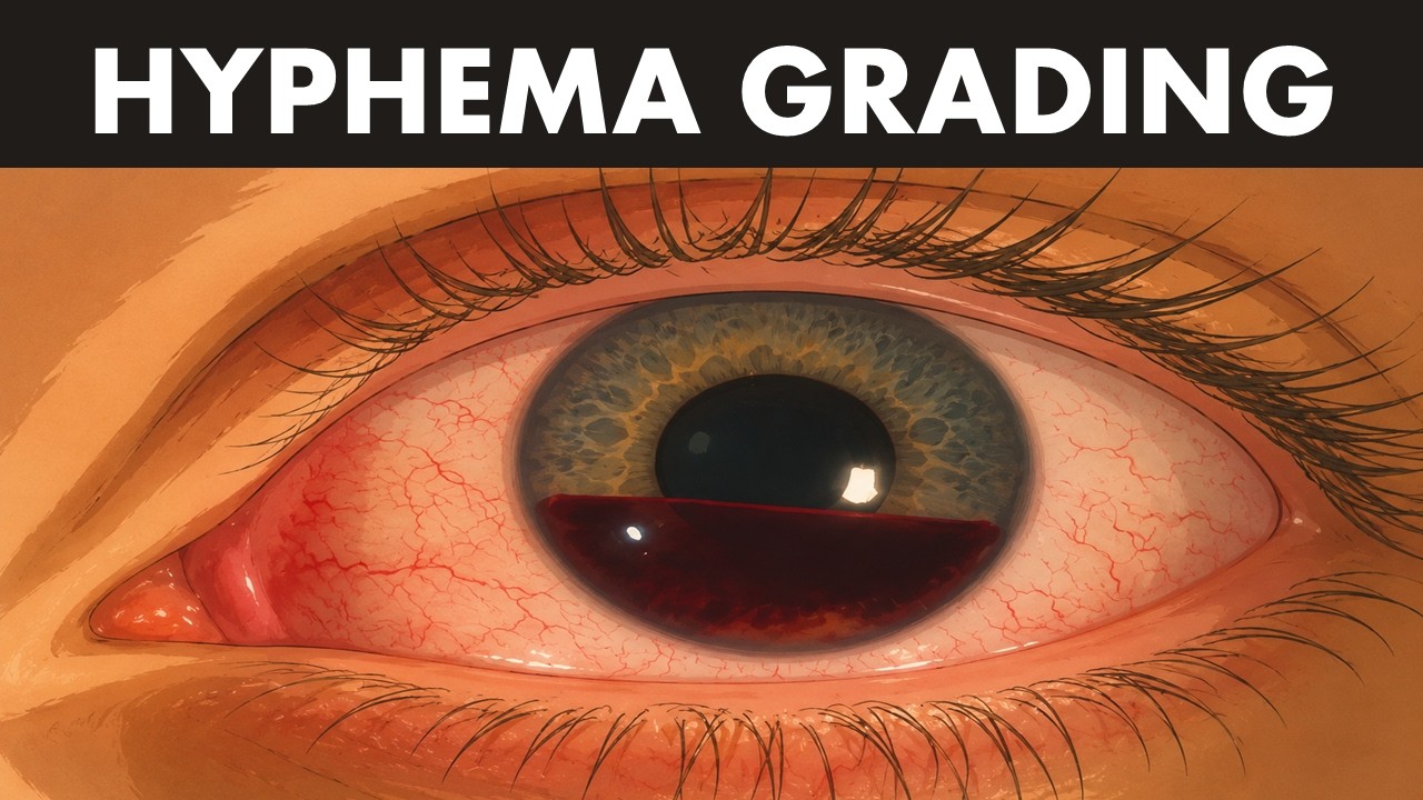 HYPHEMA GRADING IN 3 MINUTES | 8 BALL HYPHEMA EXPLAINED