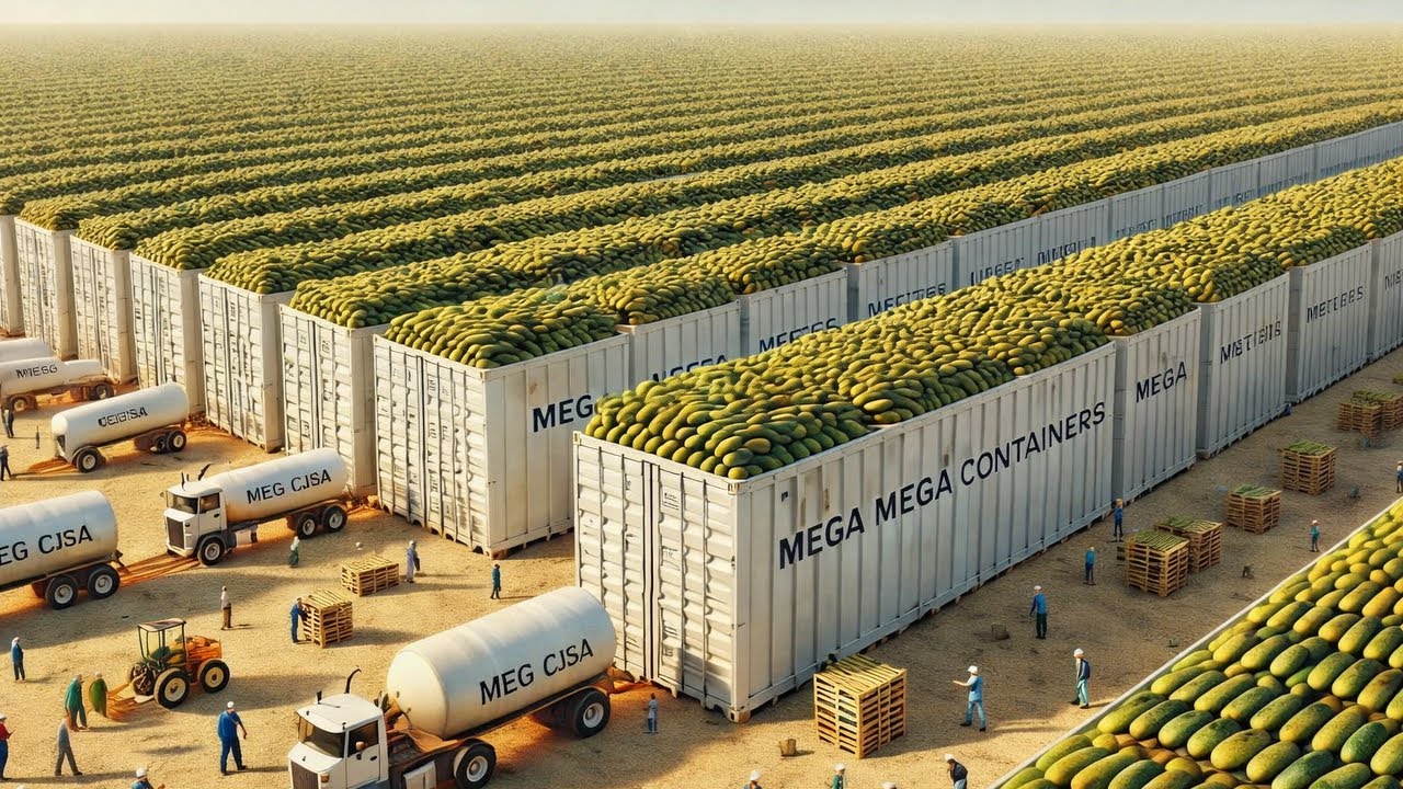 Inside Cucumber Pickles Mega Factory: Processing Millions of Cucumbers for Pickles