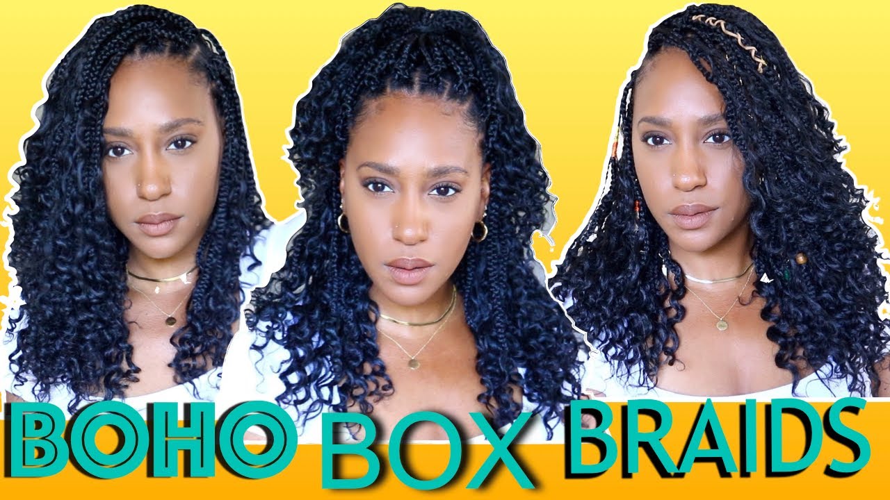 Boho Box Braids Bob 