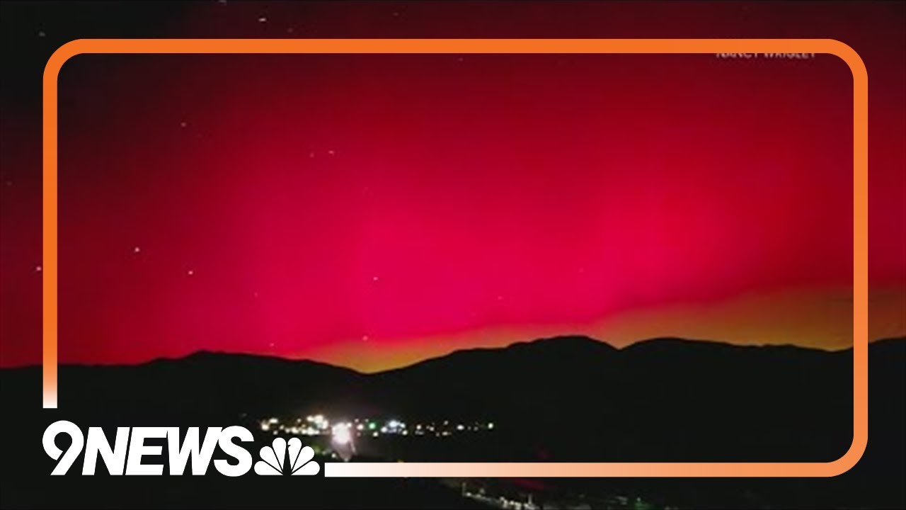 Northern lights visible in Colorado Tuesday night